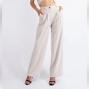 NWT Edit by Nine Linen Trouser